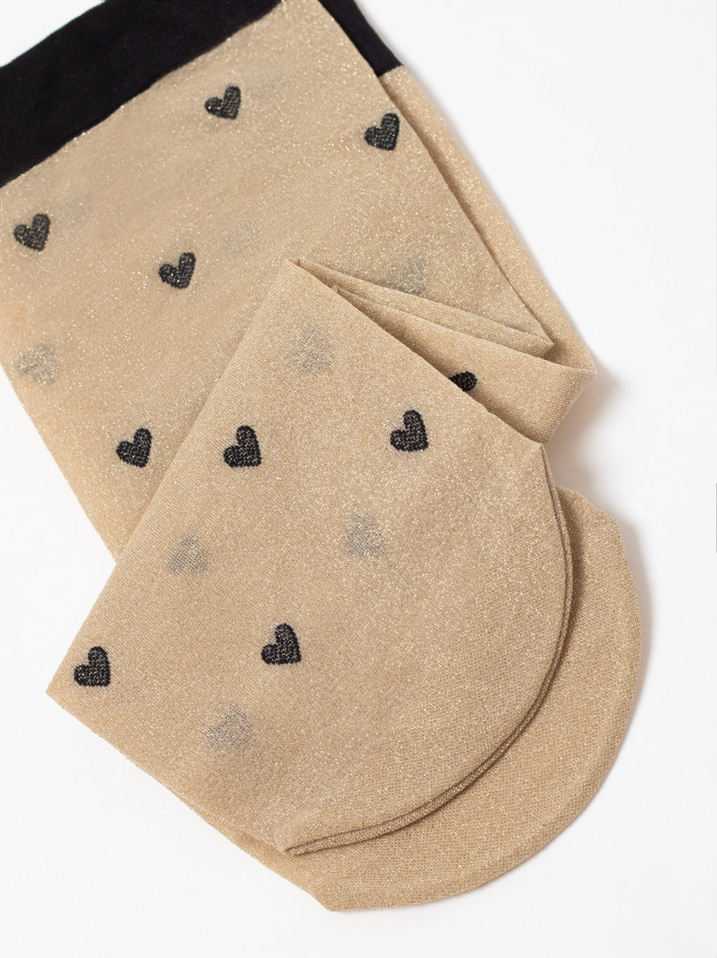 Shimmering Socks Conte Fantasy with "Hearts" Designs