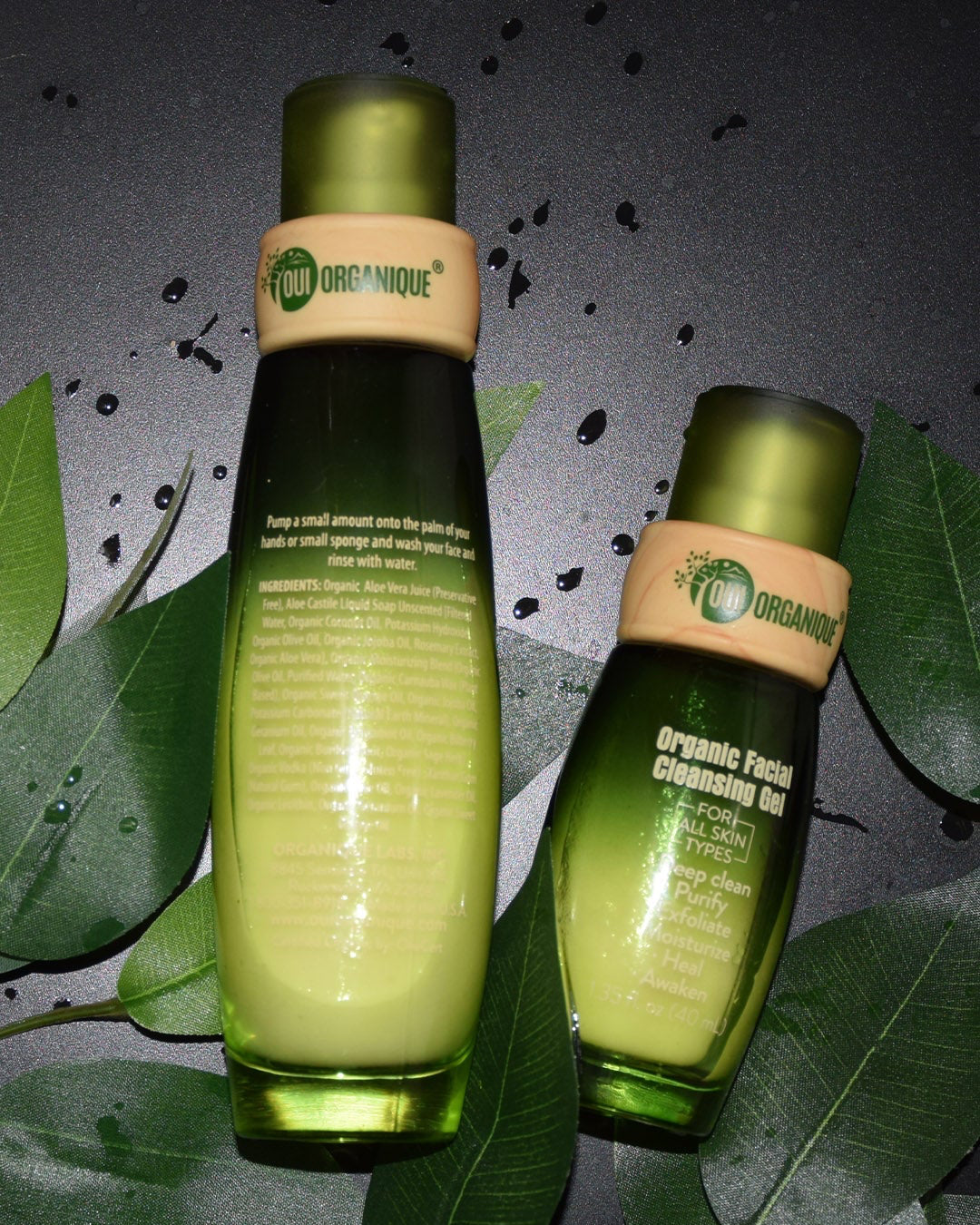 Organic Facial Cleansing Gel 100ml | Buy 1 + Get 1 (Organic pH Balancing Facial Toner 40ml)
