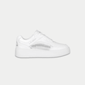 LA Gear Youth Flame Low Top Sneaker White/Silver