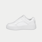 LA Gear Youth Flame Low Top Sneaker White/Silver
