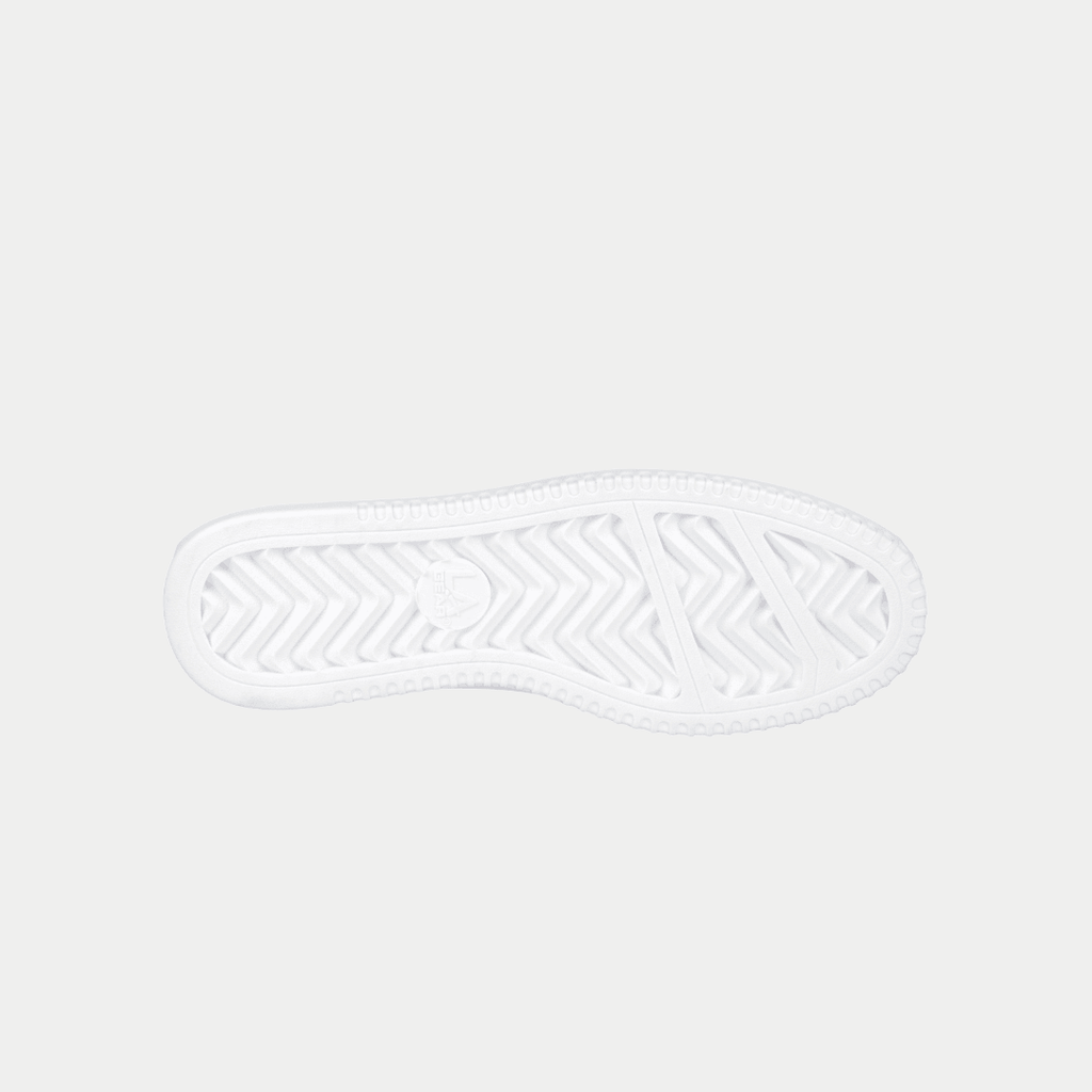 LA Gear Youth Flame Low Top Sneaker White/Silver