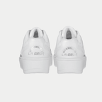 LA Gear Youth Flame Low Top Sneaker White/Silver